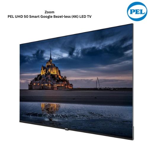 PEL UHD 50 Smart Google Bezel-less (4K) LED TV - Image 3
