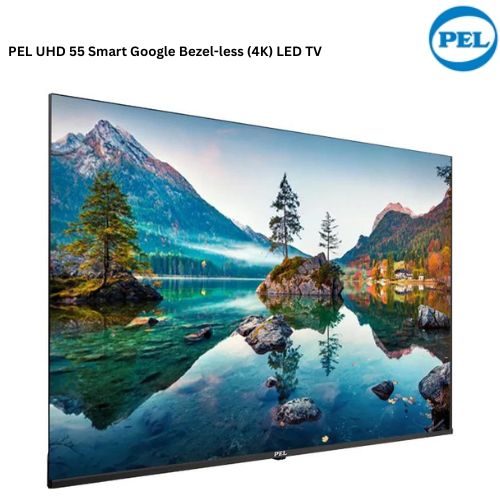 PEL UHD 55 Smart Google Bezel-less (4K) LED TV - Image 3